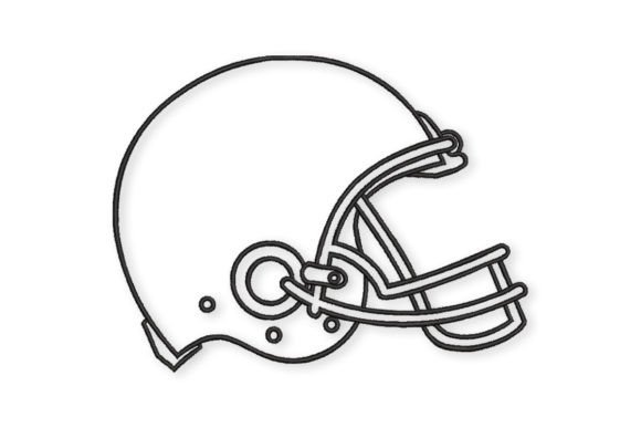 Football Helmet Embroidery