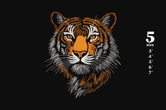 Tiger Face Embroidery Review